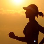 woman-running-at-sunset